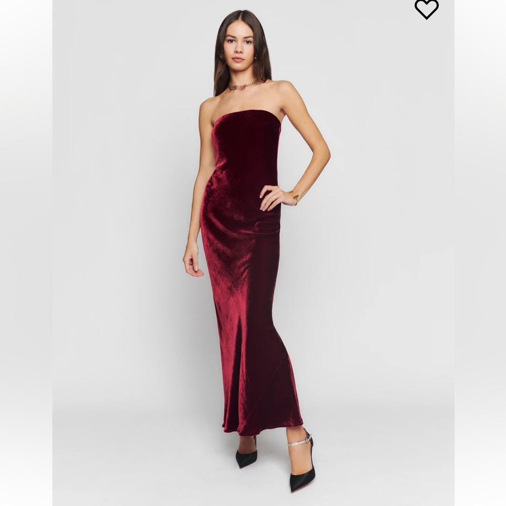 Reformation Sylvania Velvet Dress